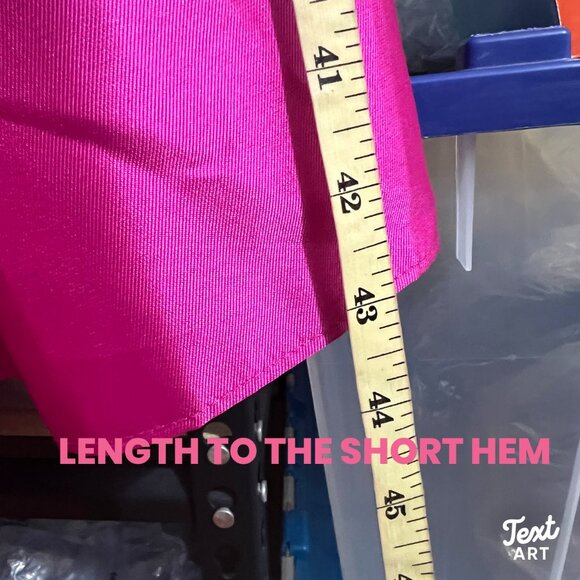 Alfred Sung Strapless Ruffle High-Low Satin Gown Size 8R in THINK PINK - Picture 12 of 12